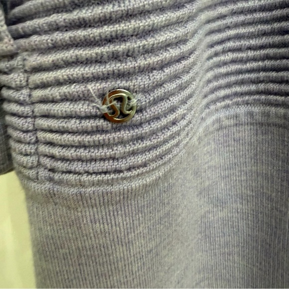 Lululemon sit in lotus wrap II light purple cardigan sweater 23832 - Picture 9 of 11